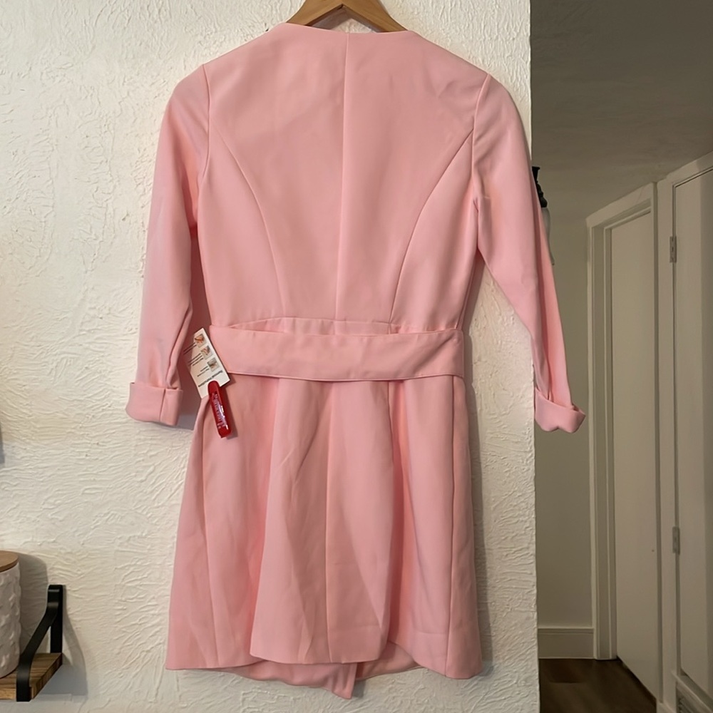 NWT Mac Duggal Ruffle Tuxedo Minidress Size 2 - Picture 8 of 8